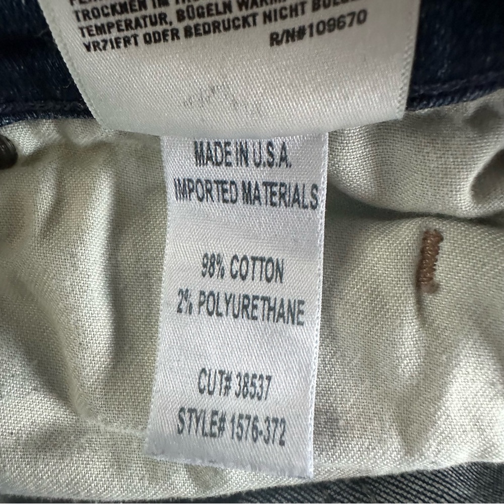 Citizens of Humanity Size 27 Medium Wash Slim Straight Jeans Made in USA - Picture 12 of 14